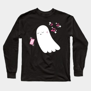 Ghost AirPods Long Sleeve T-Shirt